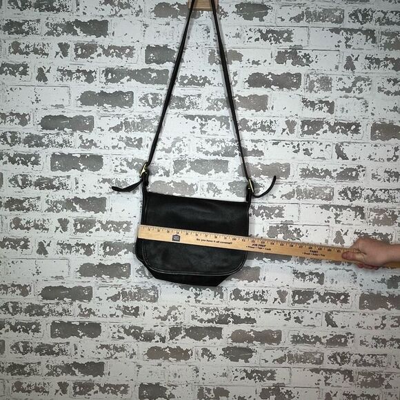 Coach | vintage black leather crossbody bag as is - Picture 4 of 14